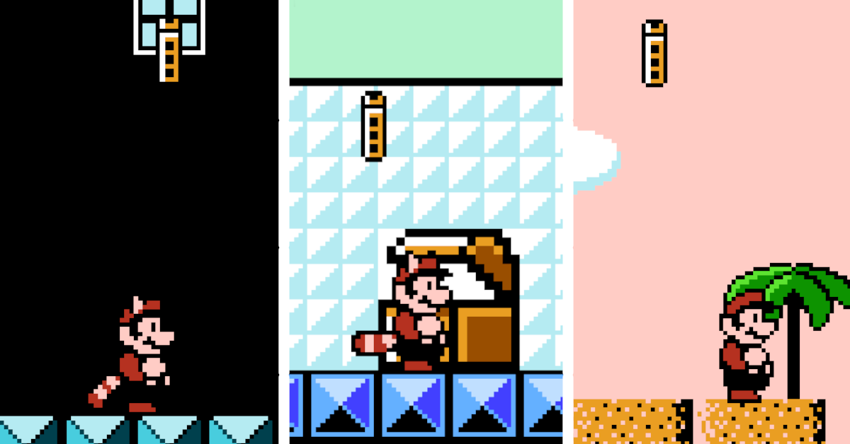 Como pegar todas as flautas mágicas de Super Mario Bros. 3 (NES)